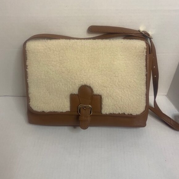 Talbots Brown Leather crossbody - Picture 2 of 4